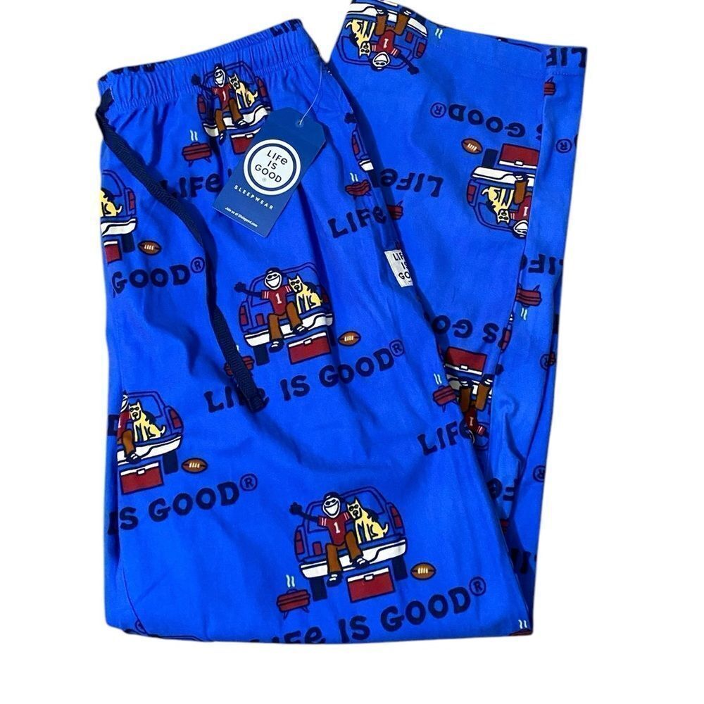 Life is Good Fleece Pajama Pants NWT